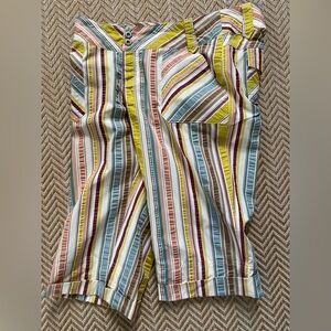 Patagonia Water Girl Netty Capris Wakame Sunshine Size 12